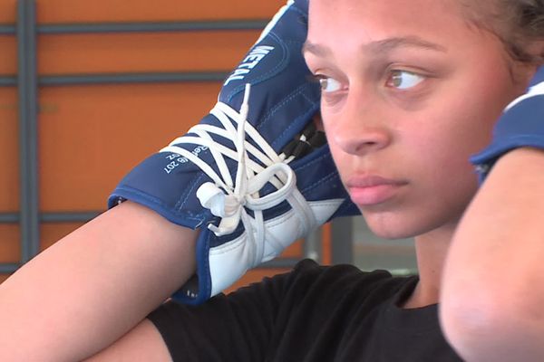 Maëlle Traoré a été sacrée championne de France de boxe française deux années de suite.