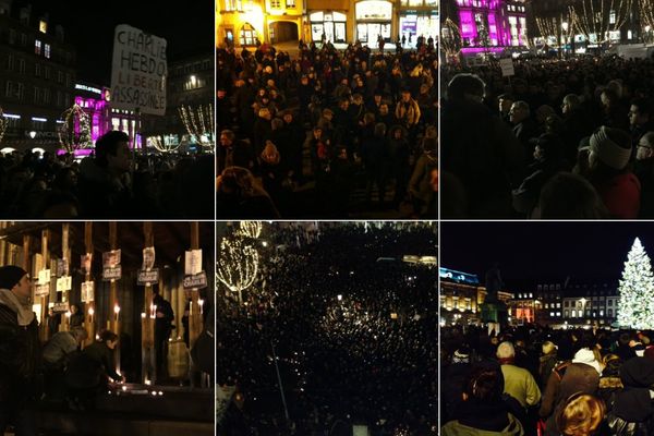 Des rassemblements ont été organisés à Strasbourg et à Mulhouse