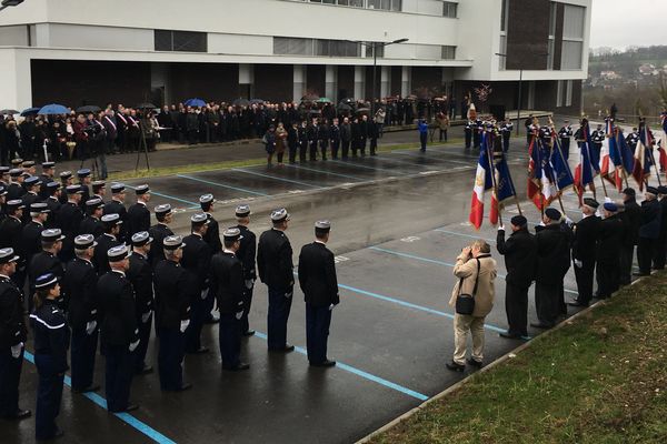 L'hommage à Arnaud Beltrame a eu lieu mercredi 28 mars à 10h, à Besançon.