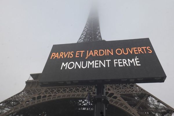 Des rafales atteignant les 132 km/h ont été relevées en haut de la tour Eiffel. (Illustration)