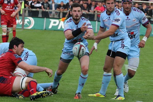 Jordan Michallet en action sous les couleurs du CSBJ en 2016.