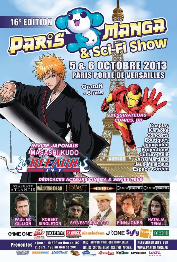 Le Paris Manga Sci Fi Show Ouvre Ses Portes Les 5 Et 6 Octobre A Paris