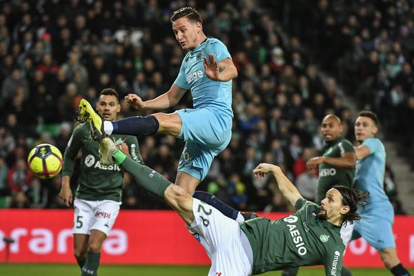 Malgré un match de qualité, l'OM s'est incliné à Saint-Etienne (2-1), mercredi soir