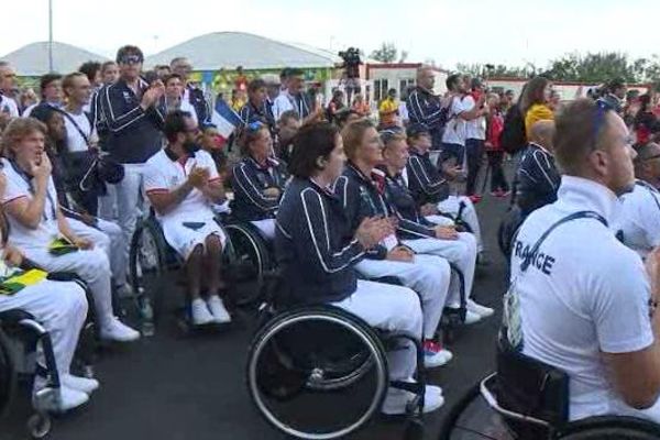 Une partie de la délégation française pour les paralympiques est arrivée à Rio. 