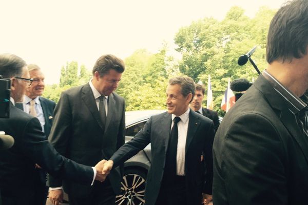 Nicolas Sarkozy en visite dans l'Oise 
