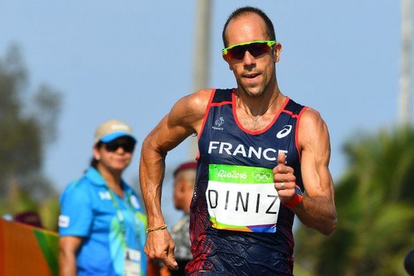 Yohann Diniz lors des Jeux olympiques de Rio en août 2016.