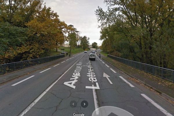 Les deux piétons ont été percutés à ce niveau de l'avenue de Maréchal de Lattre de Tassigny à Albi, lundi 13 juillet.