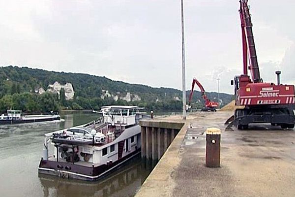 Le port Ango à Elbeuf a signé un partenariat avec Haropa qui regroupe les ports du Havre, de Rouen et de Paris.