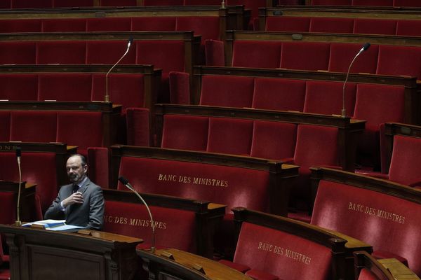 Edouard Philippe à l'Assemblée Nationale le 30 mars 2020