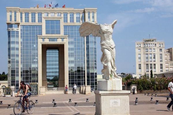 L'hôtel de région à Montpellier. Archives