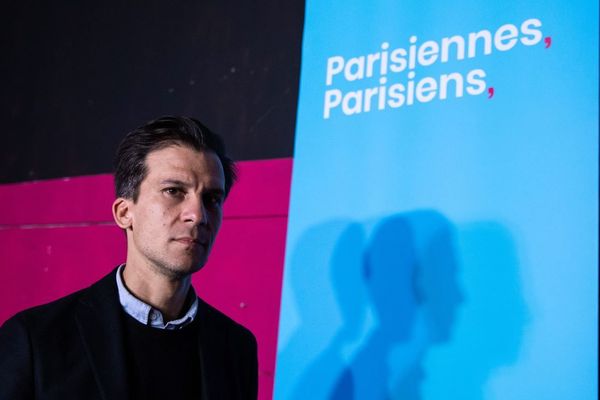 Gaspard Gantzer le 13 mars dernier, lors de la présentation des 34 chefs de file de son mouvement « Parisiennes, Parisiens ». 