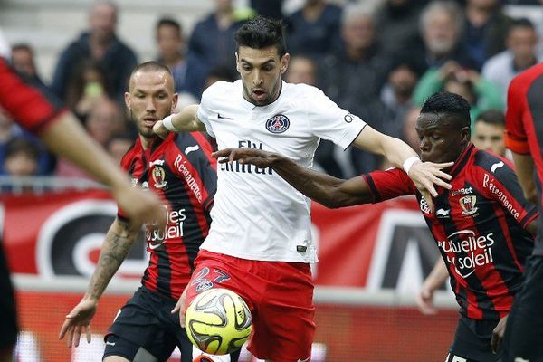 L'Argentin Javier Pastore s'est révélé lors du match face à Nice, le 18 avril.