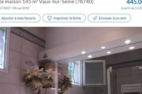 Une annonce immobilière sur le site PAP.fr.