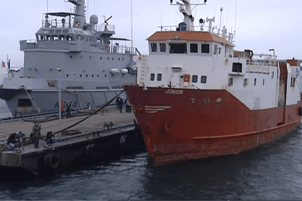 Le cargo Junior, arraisonné en 2008. A l'intérieur, 3 tonnes de cocaïne