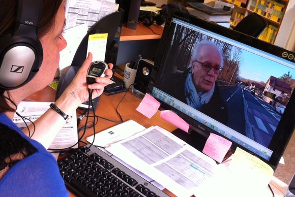 Marie-Pierre Goisseaud, documentaliste en charge de la politique à France 3 Franche-Comté