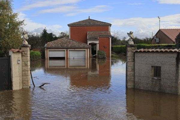 Les pluies diluviennes ont englouti le village de Limony (Ardèche).