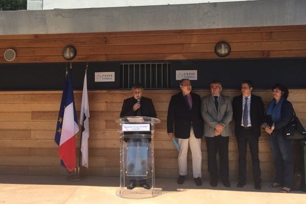 30/05/15 - Inauguration de la gare de Vivario (Corse-du-Sud)