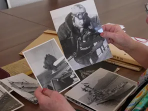 Edith Bosio voudraient confier ses archives pour qu'elles soient conservées et partagées à la mémoire de marins du Malin.