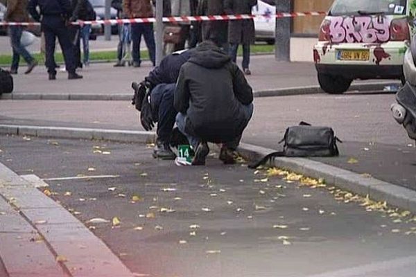 Le lieu de la fusillade , en novembre 2010