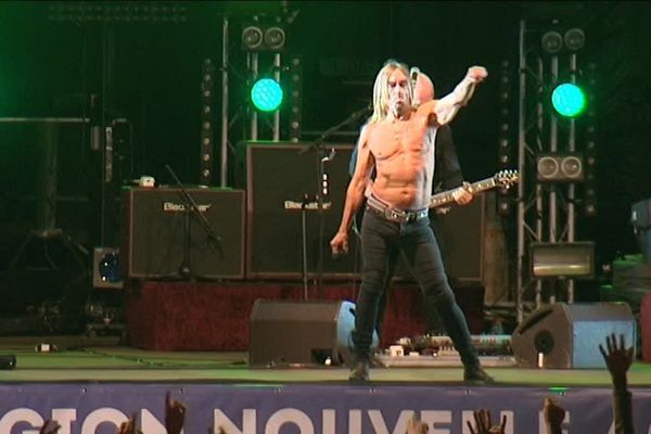 Iggy Pop lors de la 1ère édition du Lost in Limoges