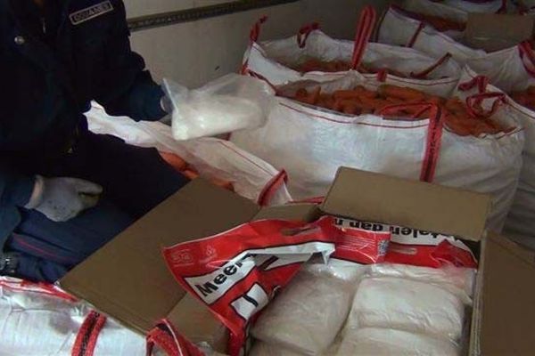 Saisie de  63,380 kg d’amphétamines par les agents des douanes de Bayonne lors d'un contrôle routier sur l'autoroute A/63