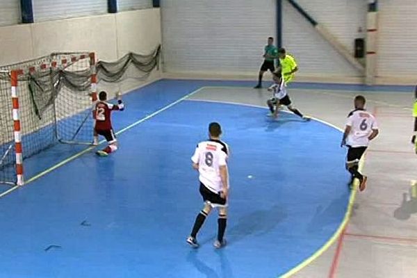 Montpellier - l'équipe de futsal - 7 mai 2016.