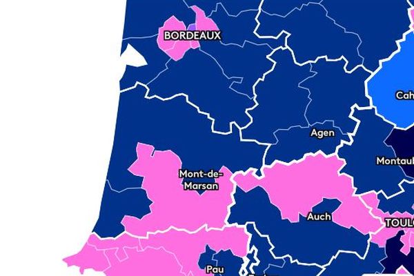 Le RN perce en Aquitaine, mais la gauche résiste sur les grandes villes et le sud de la région.