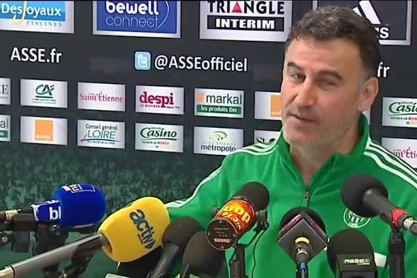 Alain Galtier, entraîneur de l'As-Saint-Etienne