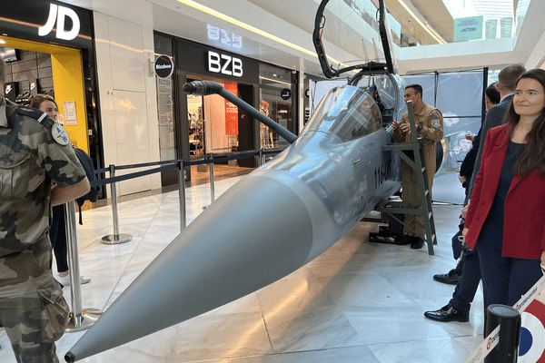 Pendant deux jours, l'armée vient à la rencontre des visiteurs du centre commercial la Toison d'Or à Dijon