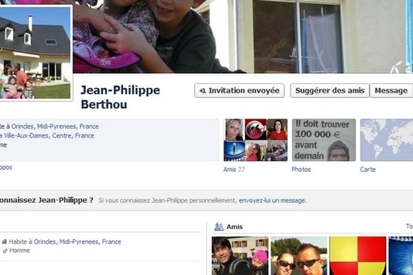 La page facebook de Jean-Philippe Berthou