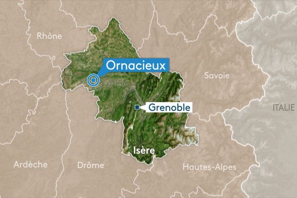 L'accident s'est produit à Ornacieux, près de La Côte-Saint-André, dans le nord du département de l'Isère.