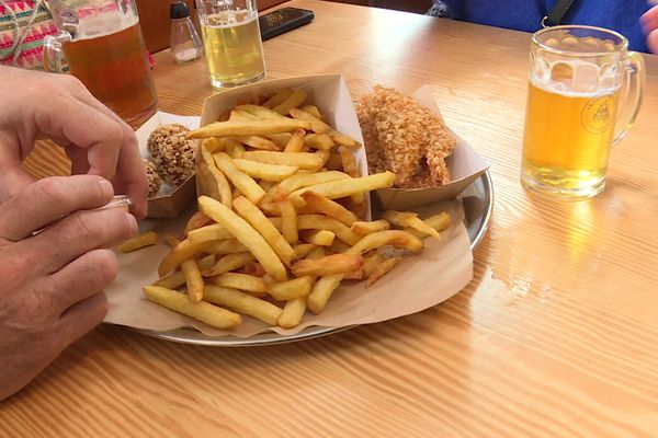 A Lille, les frites du champion du monde Aurèle Mestré.