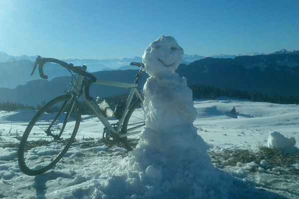 Sommet du SEMNOZ au dessus d'Annecy à + de 1700 m