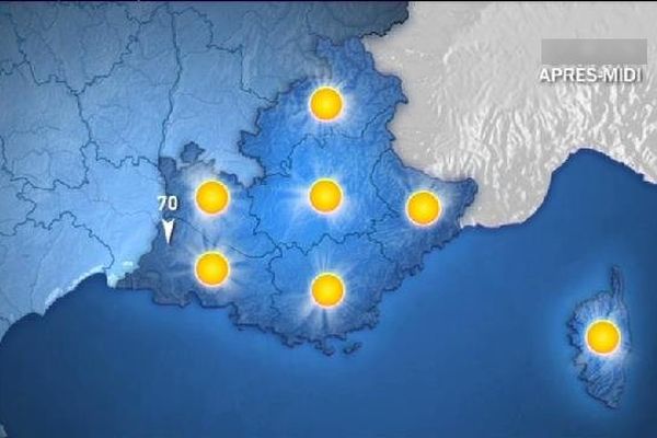 N'oubliez pas la crème solaire car l'indice UV sera élevé ce dimanche.