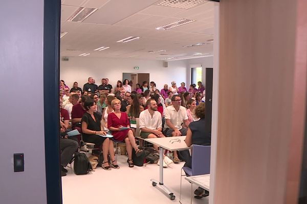 Les enseignants et personnels éducatifs ont effectué leur pré rentrée comme ici au lycée Léon Blum de Villefranche-de-Lauragais (Haute-Garonne), vendredi 30 août 2024. un moment particulier avant le retour des élèves dès ce lundi 2 septembre 2024.