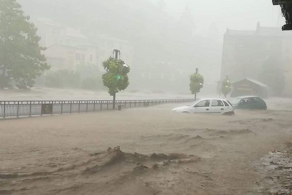 A Valleraugue des voitures se sont retrouvées sous les eaux - 19.09.20