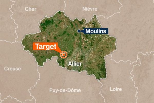 Commune de Target dans l'Allier