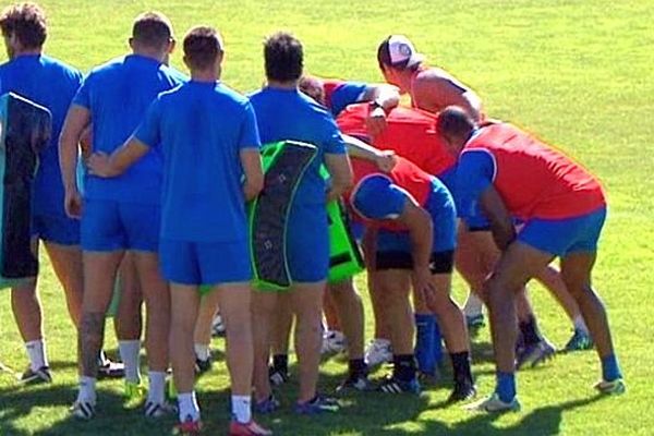 Montpellier - le MHR à l'entraînement - septembre 2014.