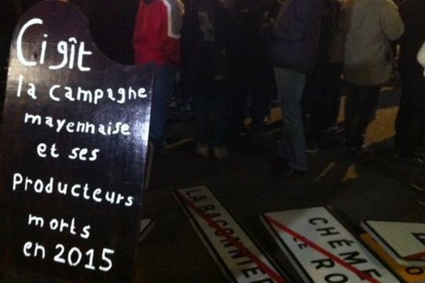 Les agriculteurs à laval le jeudi 21 janvier 2016