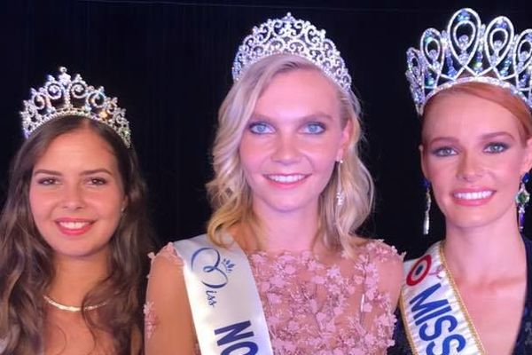 Anaelle Chrétien (au centre) élue Miss Normandie 2018