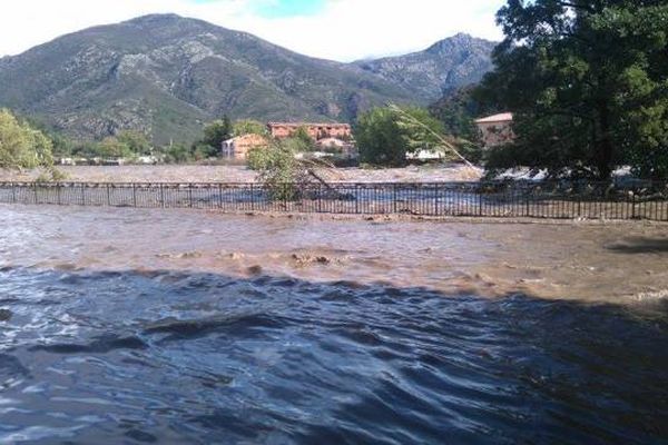 Ponte-Leccia sous les eaux.