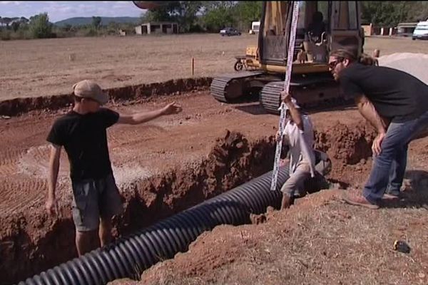 La construction du premier Eco Hameau du Var