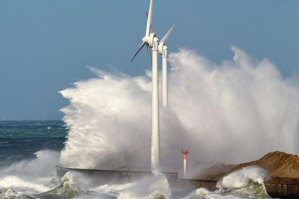 Vent à Boulogne-sur-mer.