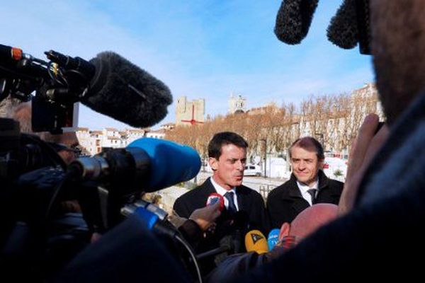 Manuel Valls, candidat à la primaire du PS, à Narbonne - 12 décembre 2016