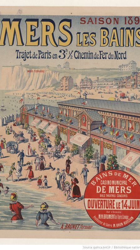 Affiche des Chemins de Fer du Nord, 1891.