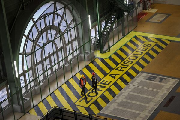 L'intérieur de la centrale nucléaire de Chinon, en Indre-et-Loire. Photo d'illustration