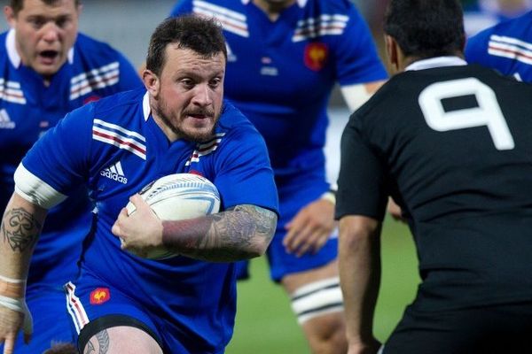 Le Clermontois Thomas Domingo retrouve le groupe France. Son nom figure dans la liste des 30 joueurs retenus pour préparer le dernier match de la tournée d'automne du XV de France, samedi 23 novembre, contre l'Afrique du Sud. (photo : 22/06/2013, New Plymouth, Nouvelle-Zélande/France - 24-9)