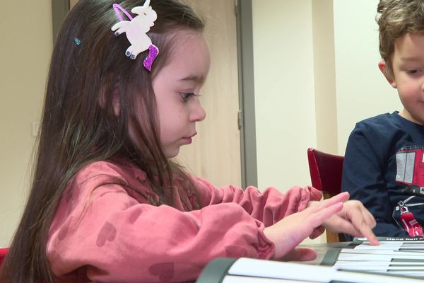 Le piano magique pour aider à apprendre les notes.