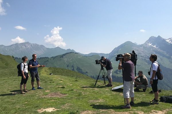 Chroniques d'en haut -Tournage à Samoens - juin 2017