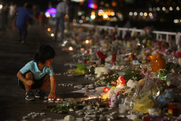 Quelques jours après l'attentat de Nice.